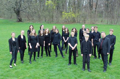 Der Jugendchor in der alten Propsteikirche